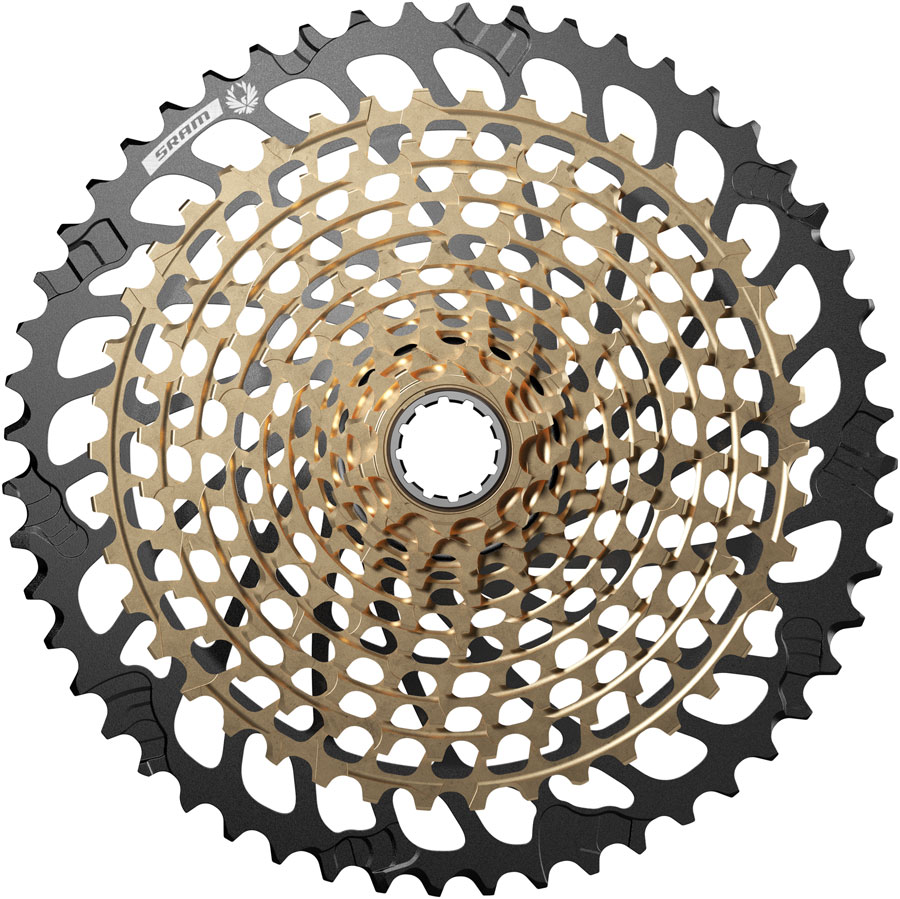 SRAM XG-1299 Eagle Cassette - 12-Speed, 10-52t, For XD Driver, Gold, C1