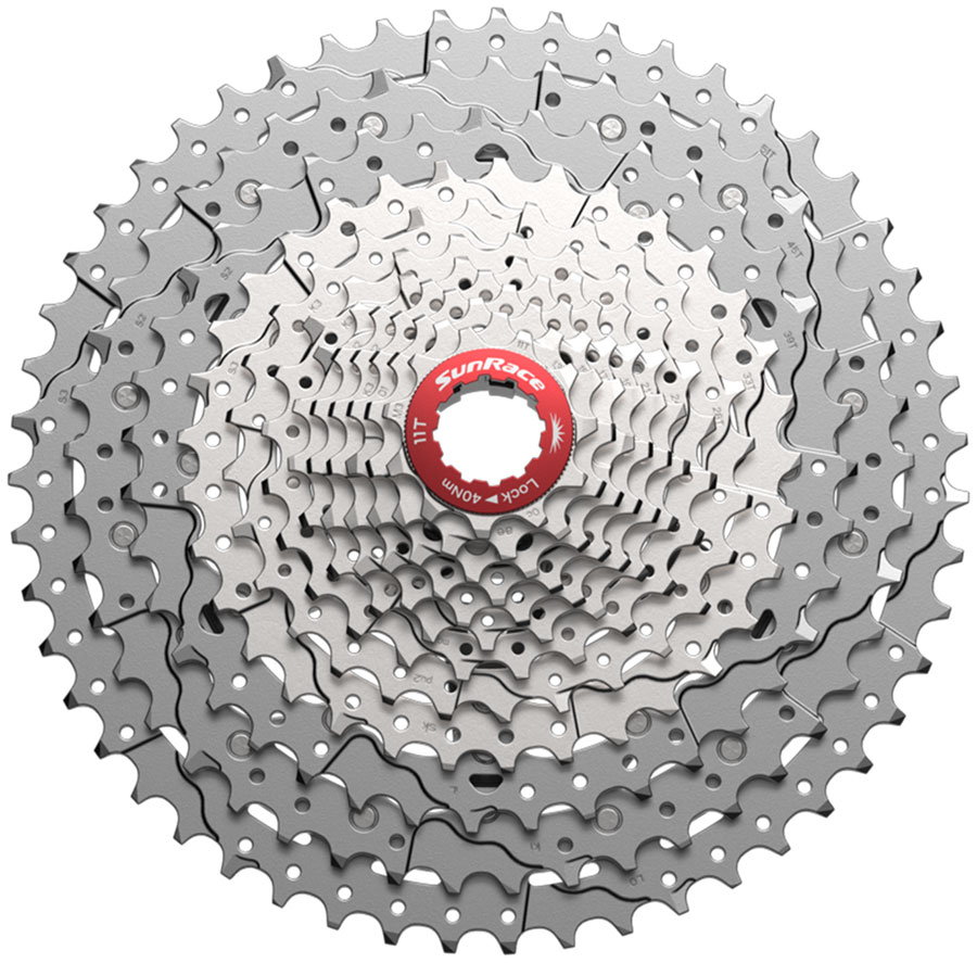 SunRace CSMZ903 Cassette - 12-Speed, 11-51t, Metallic Silver