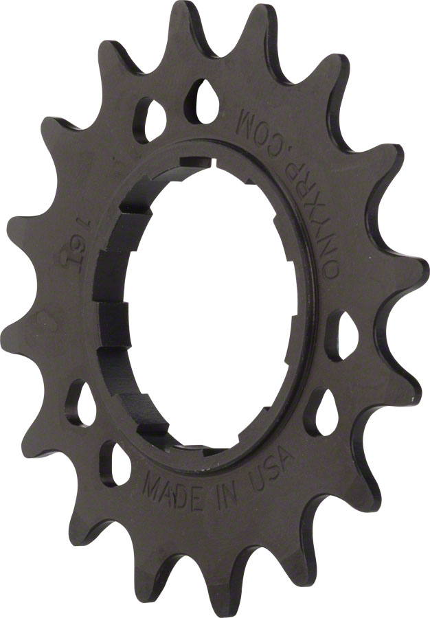 Onyx Aluminum Cog: 3/32", 14t, Black