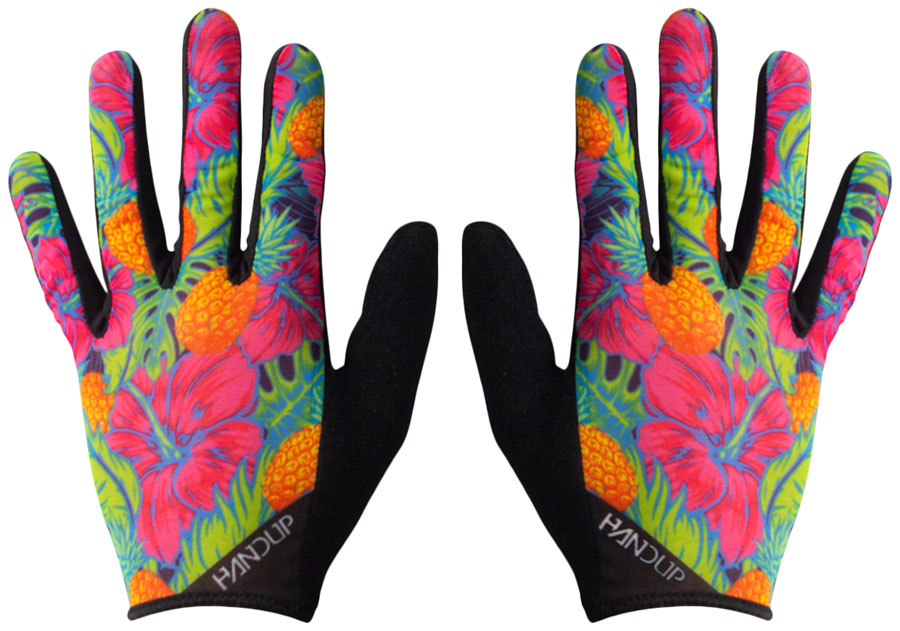 Handup Vented Gloves - Pineapples Carribbean, Full Finger, Medium