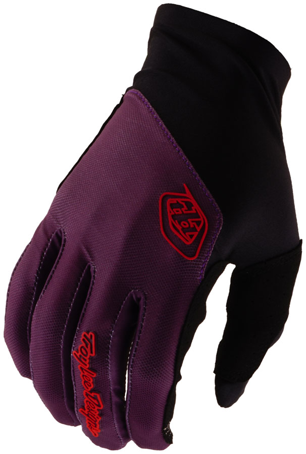 Troy Lee Designs Flowline Gloves - Mono Sangria, Medium