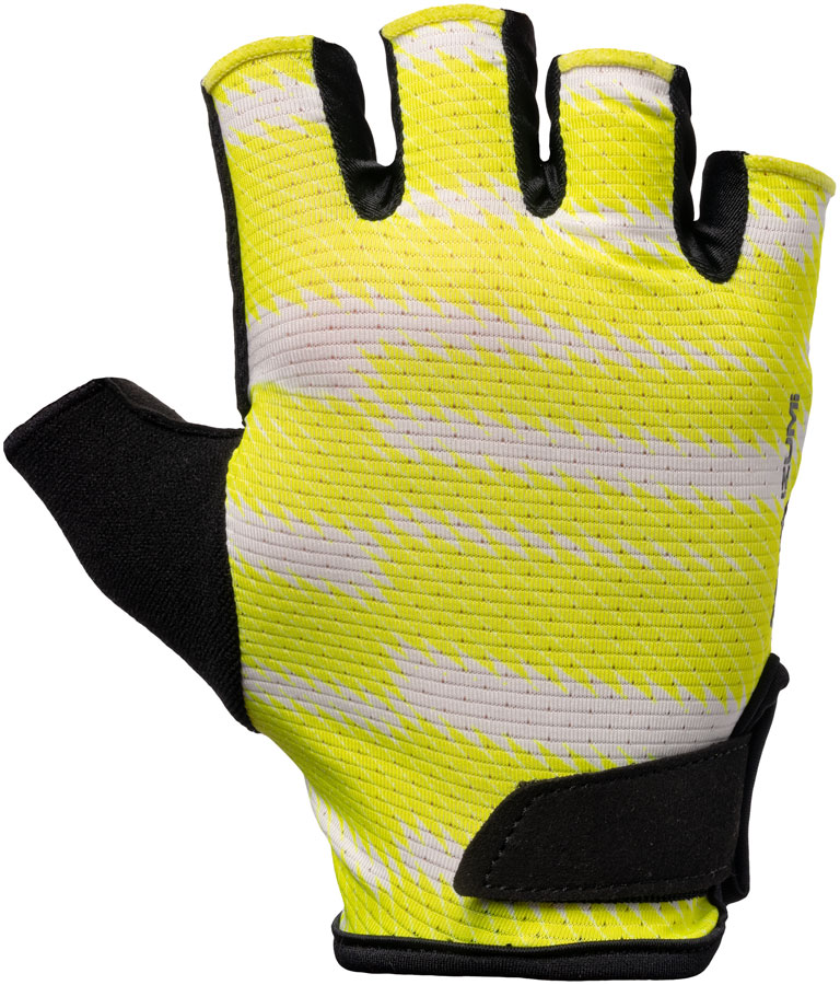 Pearl Izumi Cush Print Glove - Large, Scream Yellow Viz