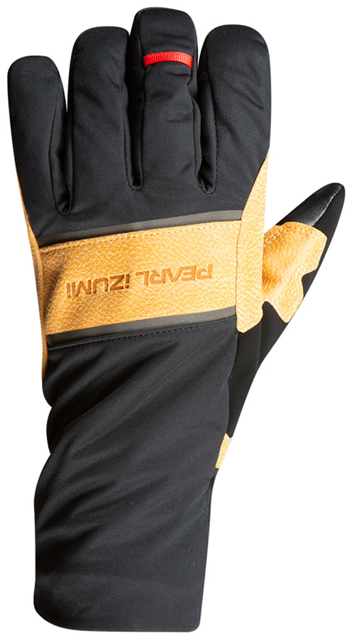 Pearl Izumi Amfib GEL Glove - Medium, Black/Dark Tan