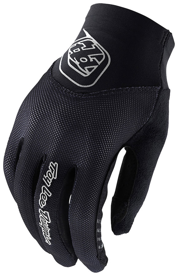 Troy Lee Ace Gloves - Women's, Solid Black, Large