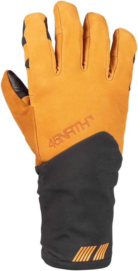 45NRTH 2023 Sturmfist 5 LTR Leather Gloves - Tan/Black, Full Finger, Medium