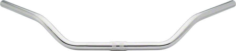 Wald 898 Gull Wing Steel Handlebar: 28" Wide, 3" Rise, 1" Clamp, Chrome