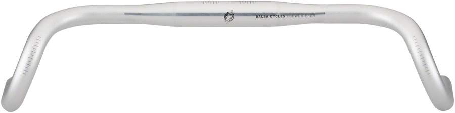 Salsa Cowchipper Deluxe Drop Handlebar - Aluminum, 31.8, 50cm, Silver