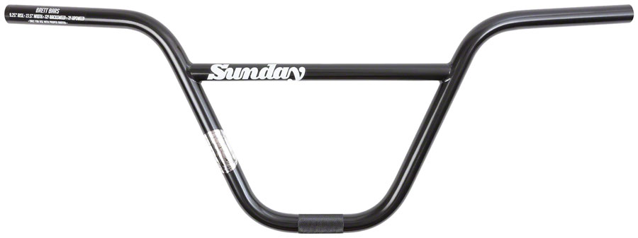 Sunday BRETT BMX Handlebar - 9.25", Black