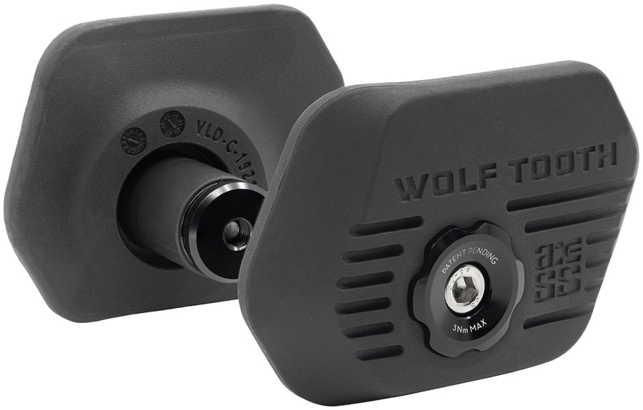 Wolf Tooth Locked-In Bar Ends, Black, Pair