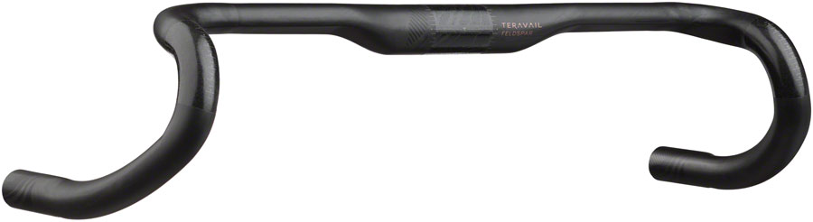 Teravail Feldspar Carbon Drop Handlebar - Carbon, 31.8mm, 48cm, Black