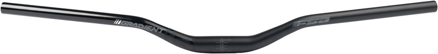 Full Speed Ahead Gradient Alloy Riser Handlebar - Aluminum, 31.8mm Clamp, 40mm Rise, 800mm, Black