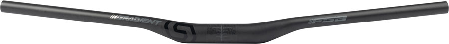 Full Speed Ahead Gradient Carbon Riser Handlebar - Carbon, 35mm Clamp, 20mm Rise, 800mm, Black