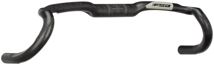 FSA K-Force AGX Drop Handlebar, 31.8mm Clamp Diameter, 440mm Width, Gravel Geometry, Loop Design – Carbon