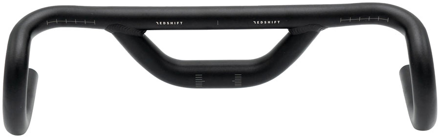 Redshift Sports Top Shelf Low Flare Drop Handlebar - Aluminum, 31.8mm, 41cm, 70mm Rise, Black