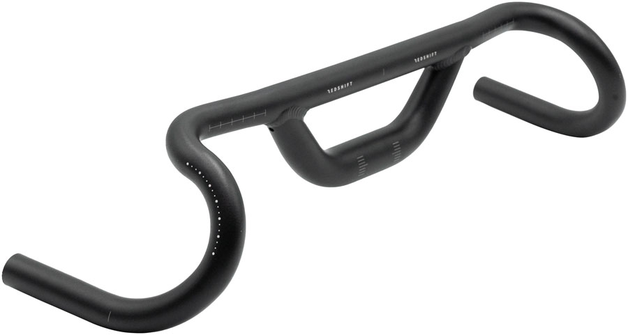 Redshift Sports Top Shelf Road Drop Handlebar - Aluminum, 31.8mm, 53cm, 70mm Rise, Black