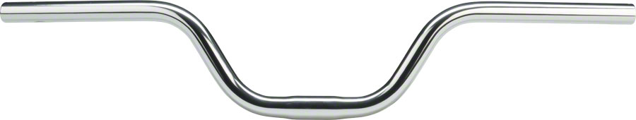 MSW High-Rise Bar 100mm Rise w/ 15d Sweep, Silver