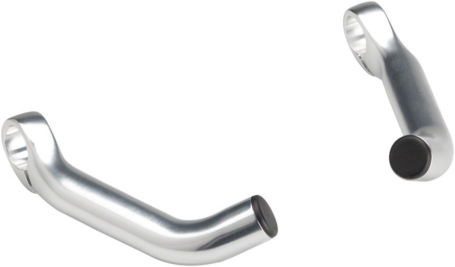 MSW Forged Bar Ends - Short, Silver