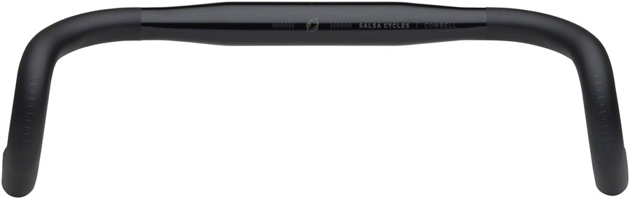 Salsa Cowbell Deluxe Drop Handlebar - Aluminum, 31.8mm, 38cm, Black