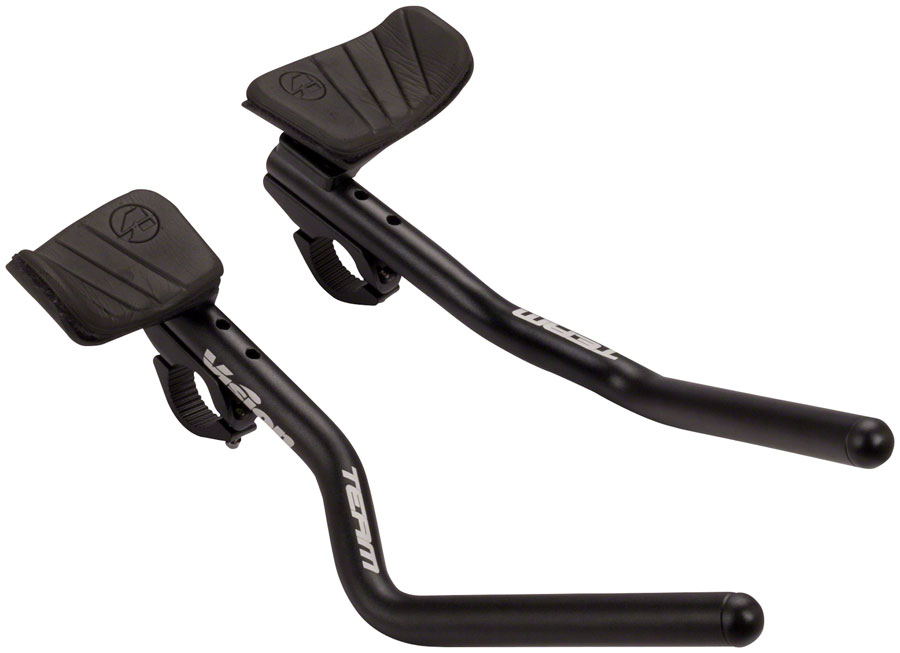 Vision Team Clip-On Aero Bar - 31.8 x 230-270mm J-Bend, Black