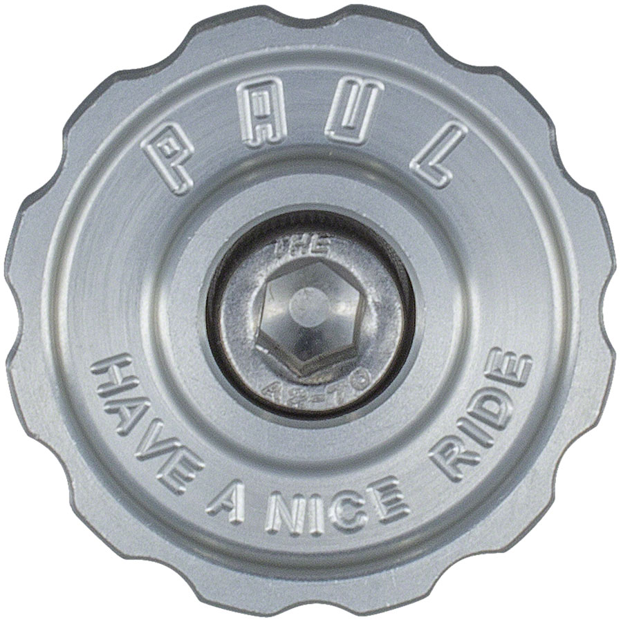 Paul Component Engineering Klamper Headset Top Cap - Aluminum w/Stainless-Steel Bolt, Silver