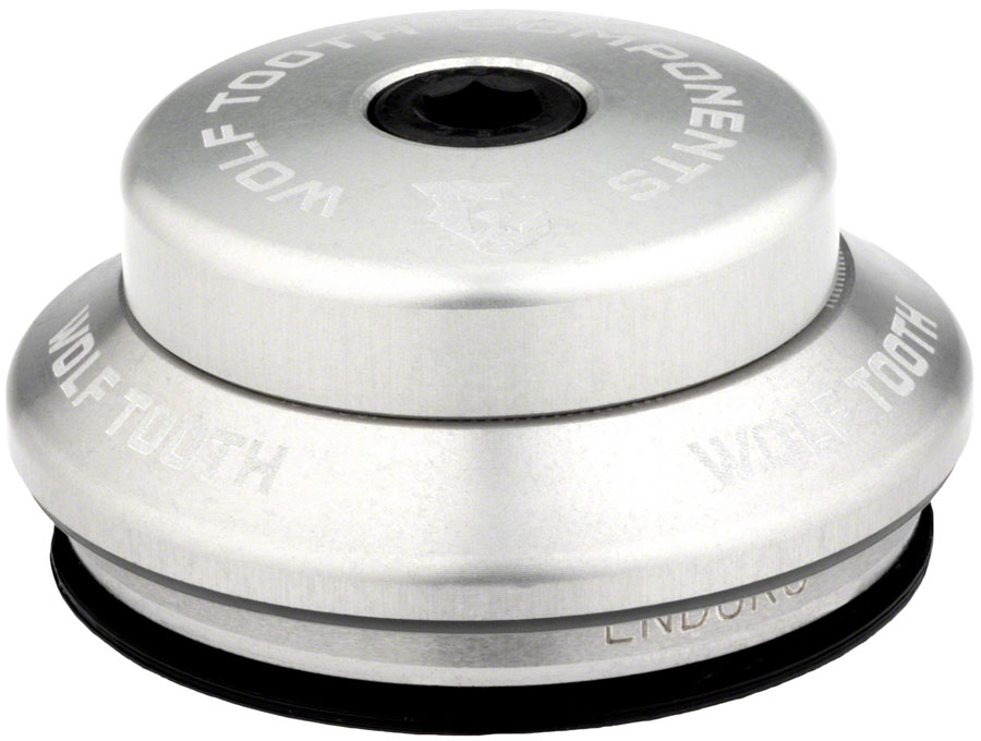 Wolf Tooth Performance Headset - IS41/28.6 Upper, 7mm Stack, Raw Silver