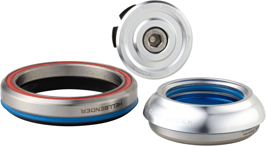 Cane Creek Hellbender 70 Headset - IS41/28.6/H9 Upper | IS52/40 Lower, Tapered, Silver