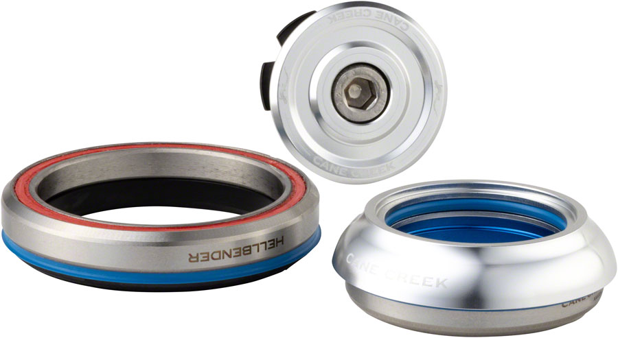 Cane Creek Hellbender 70 Headset - IS42/28.6/H9 Upper | IS52/40 Lower, Tapered, Silver