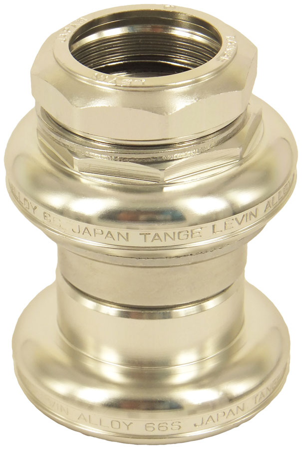 Tange-Seiki Levin LV66S Headset - 1" Threaded, 26.4 Crown Race, Silver