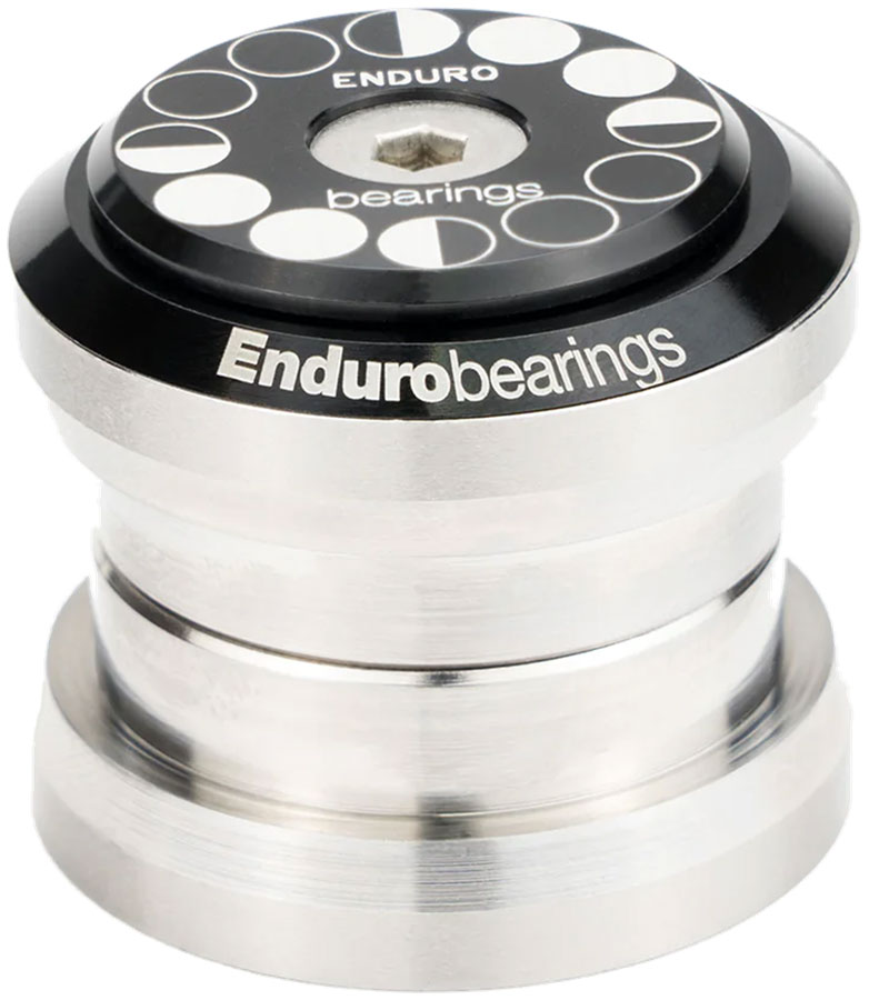 Enduro HDK-0008 External Bearing Kit - EC34/28.6 Upper | EC34/30 Lower, Angular Contact Bearings, Straight, Stainless Steel