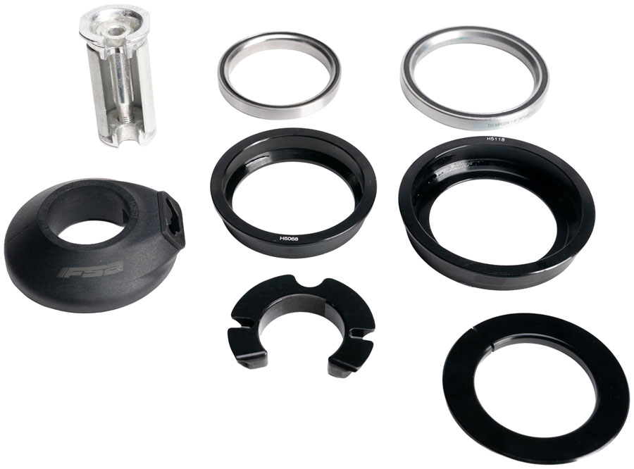 Full Speed Ahead NO.69 SRS Headset, 1-1/8" to 1.5" Tapered, 55.8mm OD, Simple CableRouting, Road/MTB/Gravel