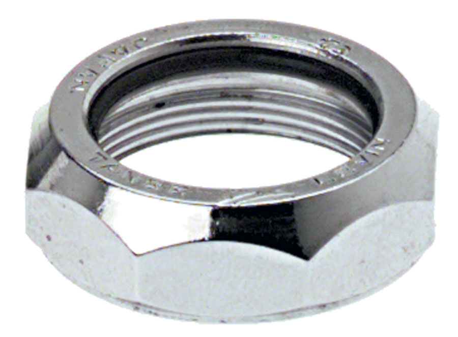 Tange-Seiki Levin CDS 1" Steel Top Nut Silver