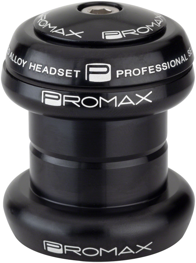 Promax PI-1 Alloy Sealed Bearing 1-1/8" Press in Headset Black