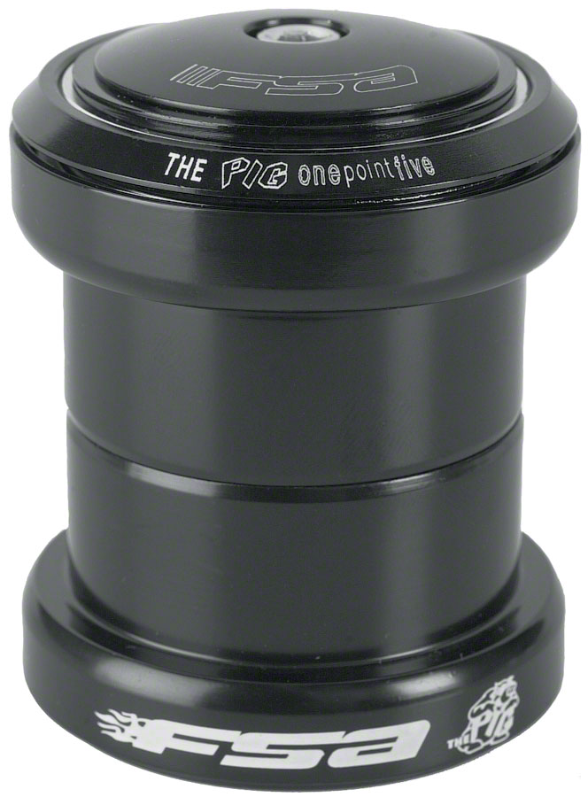 Full Speed Ahead Big Fat Pig 1.5" Threadless Headset, Black