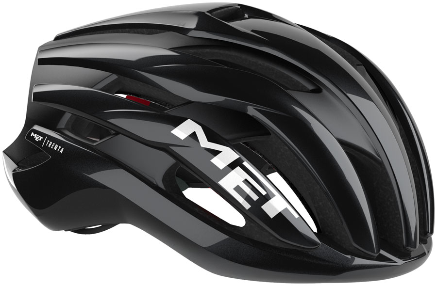 MET Trenta Helmet - Black/Red Gloss, Medium