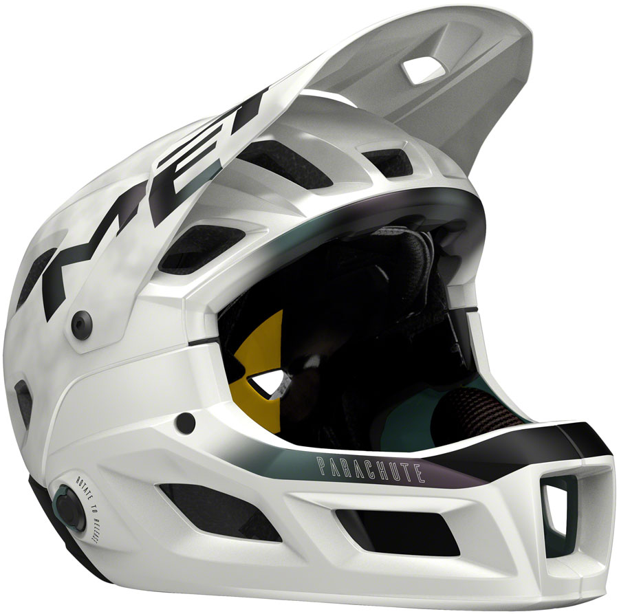 MET Parachute MCR Mips Helmet - White Iridescent Matte, Medium