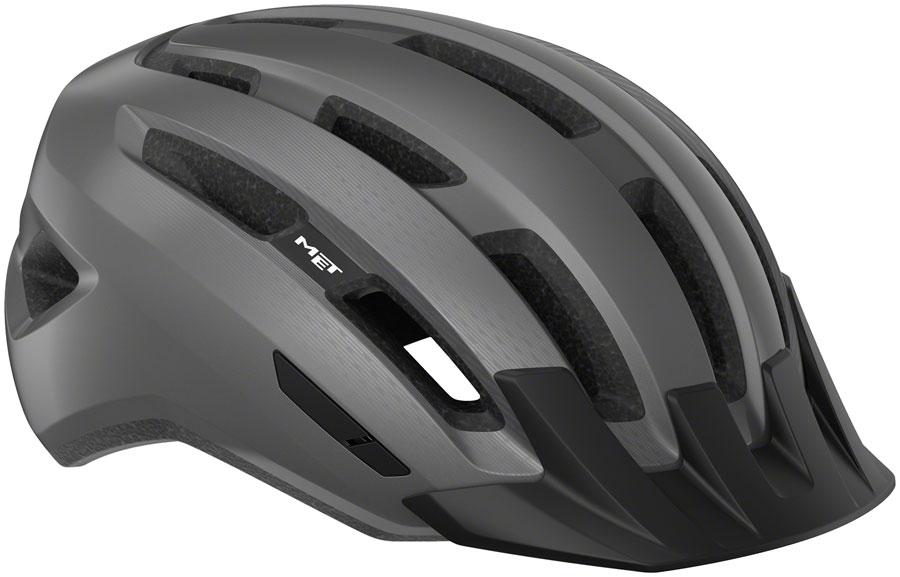 MET Downtown Mips Helmet - Gray Glossy, Medium