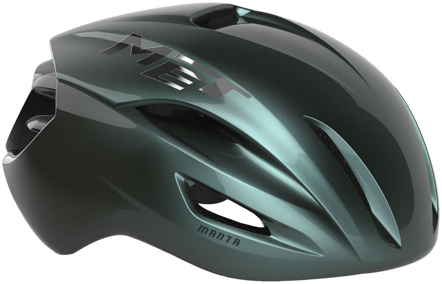 MET Manta Helmet - Hyper Teal Glossy, Large