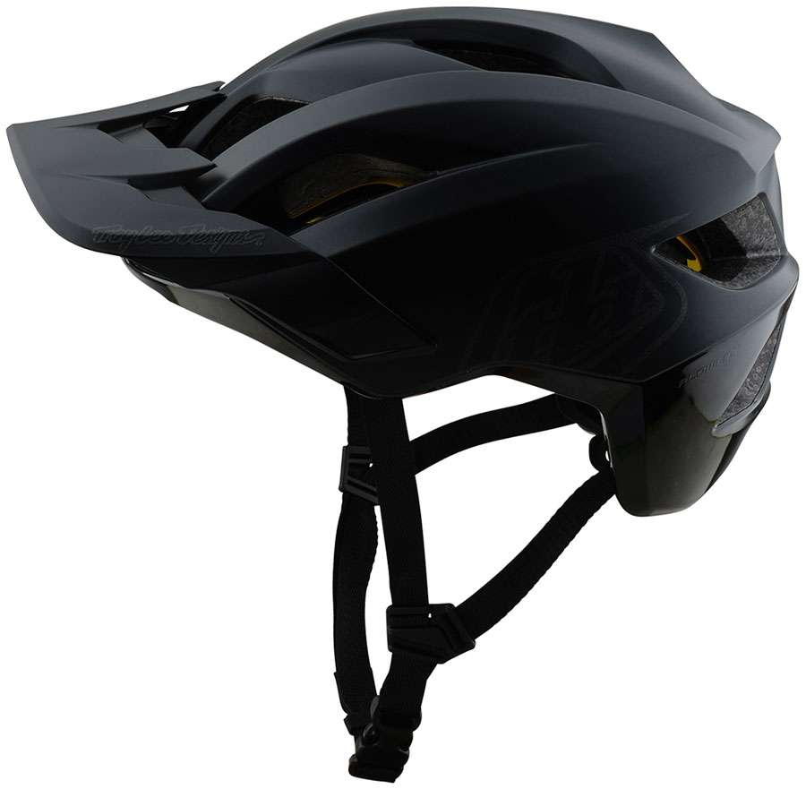 Troy Lee Designs Flowline Helmet – Point Black/Charcoal, X-Large/2X-Large