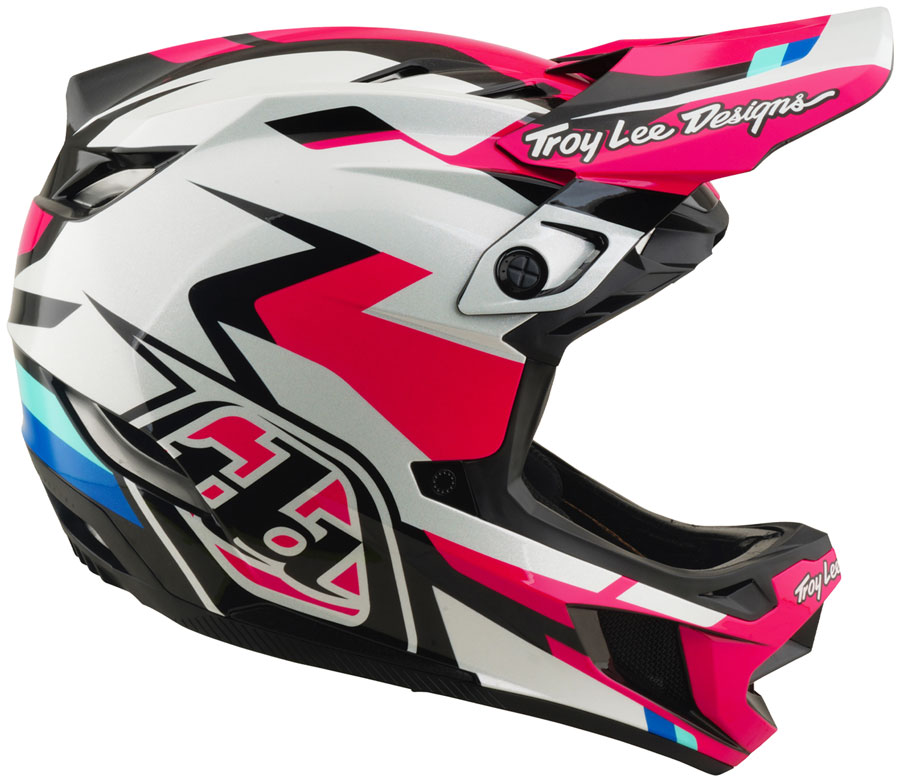 Troy Lee Designs D4 Polyacrylite Helmet – Roamer Magenta, Medium