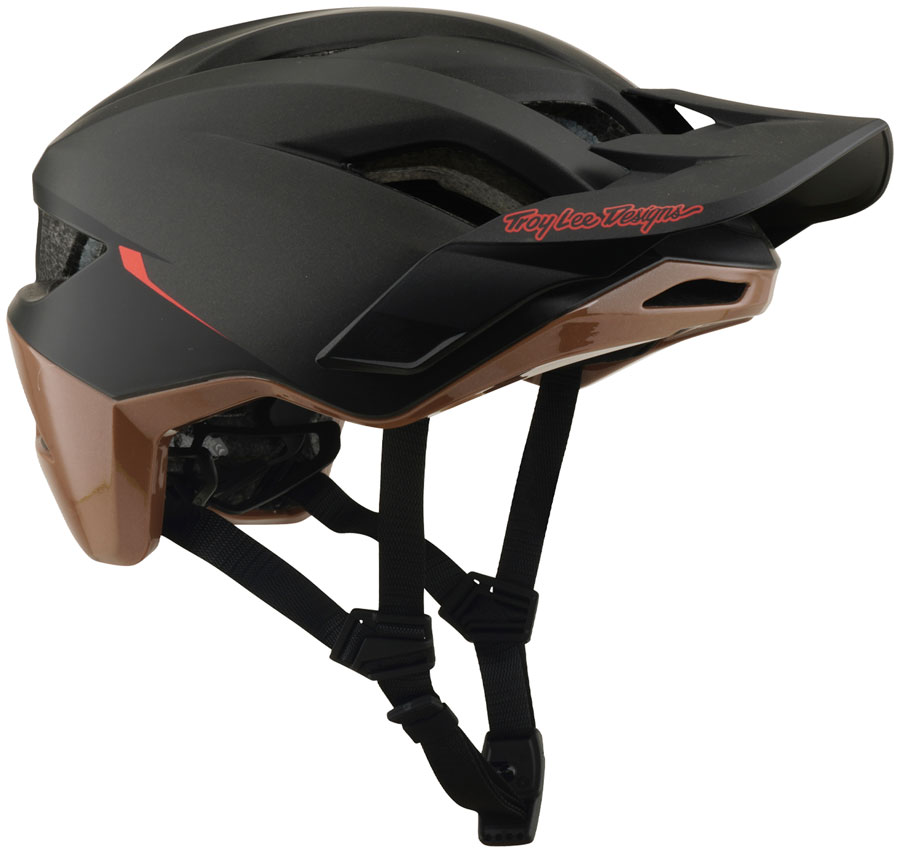 Troy Lee Designs Flowline SE Helmet – Stacks Charcoal / Sienna, X-Large/2X-Large