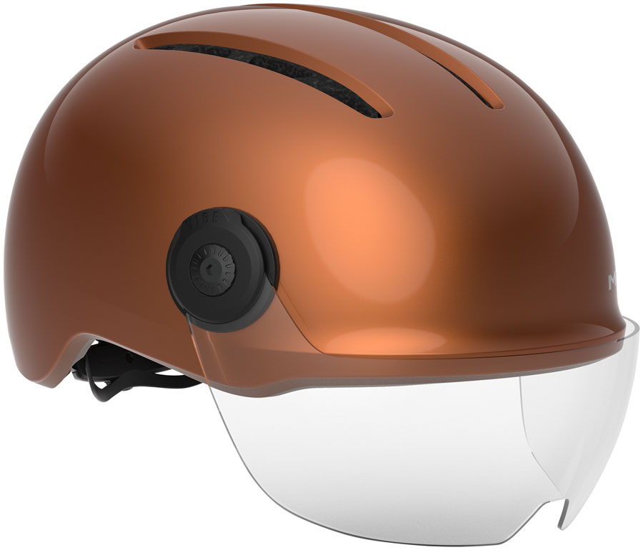 MET Vibe On Helmet - Copper Gloss, Small