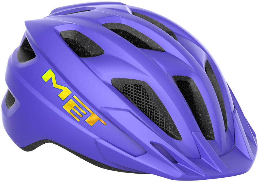MET Crackerjack Youth Helmet - Matte Purple, One Size