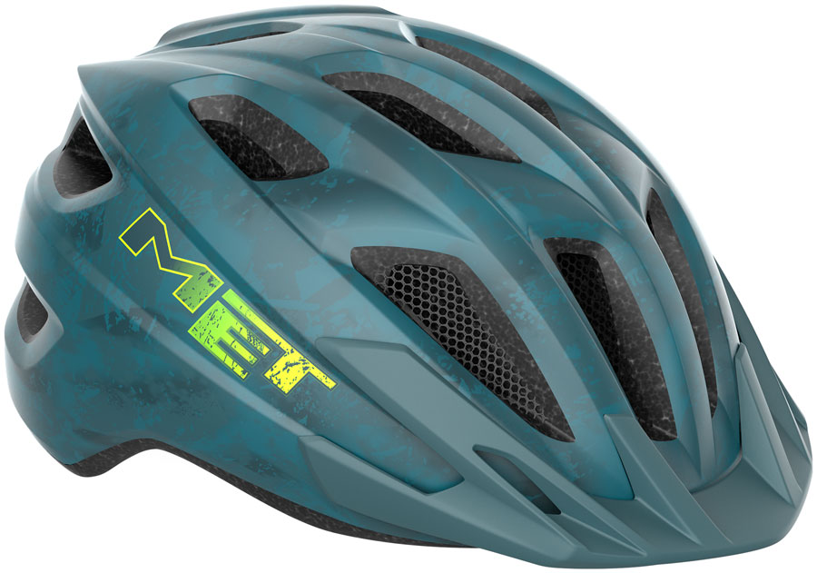 MET Crackerjack Youth Helmet - Petrol Matte, One Size