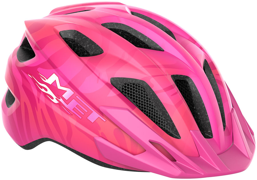 MET Crackerjack Youth Helmet - Matte Pink, One Size