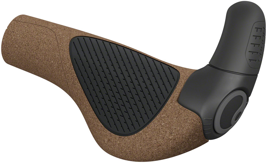 Ergon GP2 Evo BioKork Grips - Lock-On, Large, Black/Tan