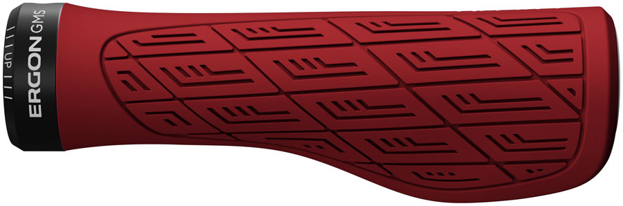 Ergon GMS Grips - Lock-On, Chili Red, Large