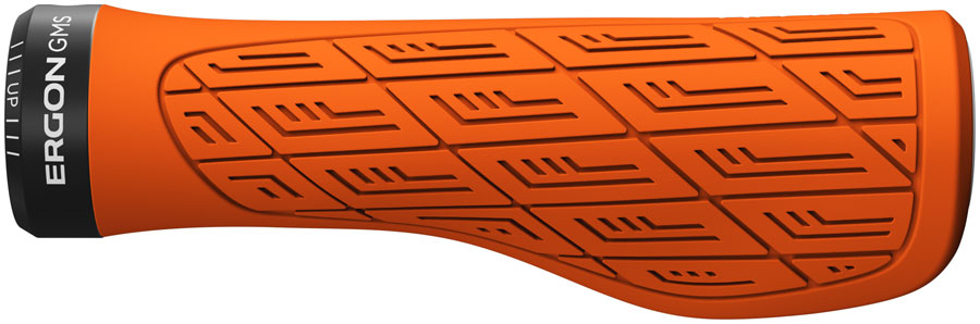 Ergon GMS Grips - Lock-On, Juicy Orange, Small