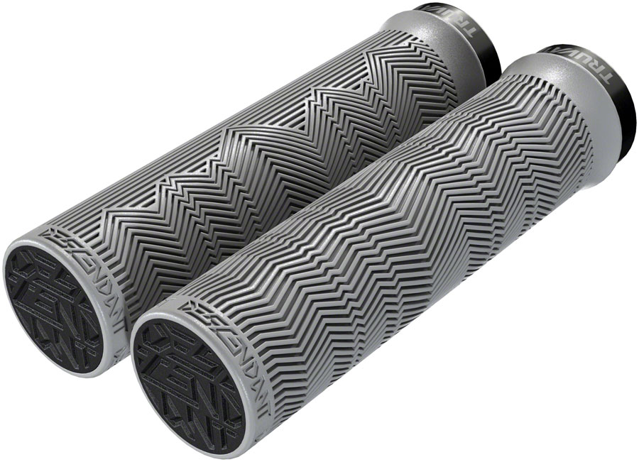 TruVativ Descendant Grips - Locking, 133mm, Gray