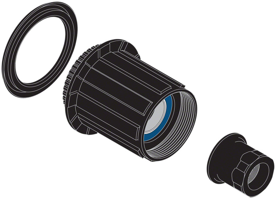 ENVE Composites Innerdrive Freehub Body - Stainless Steel, HG 11 Road