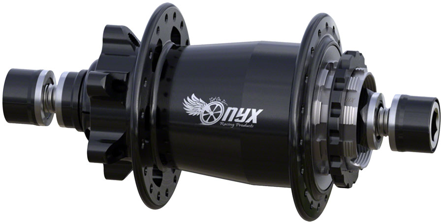 Onyx BMX Ultra Rear Hub - 3/8", 10 x 110mm, 6-Bolt, Black, 36H